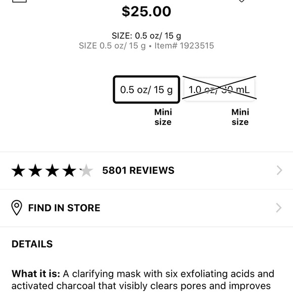 5/$25 • Glamglow Supermud Treatment - Picture 2 of 8